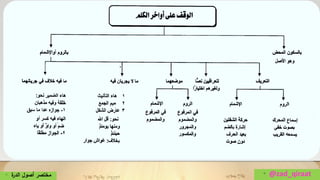 • @zad_qiraat• ‫ة‬‫الدر‬ ‫أصول‬ ‫مختصر‬
 