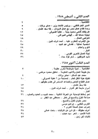 طه سعد عثمان..إستقلالية حركة  الطبقة العاملة المصرية تنظيما وكفاحا