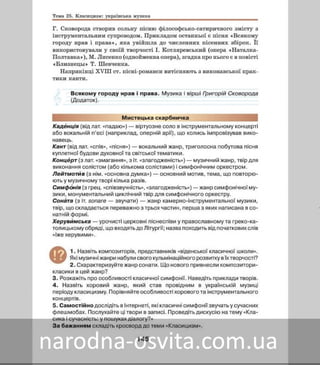 Підручник Мистецтво 8 клас Масол