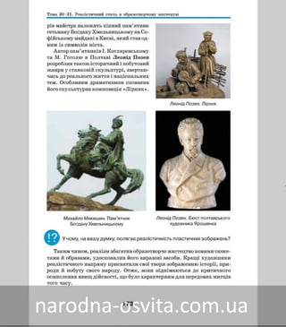 Підручник Мистецтво 8 клас Масол