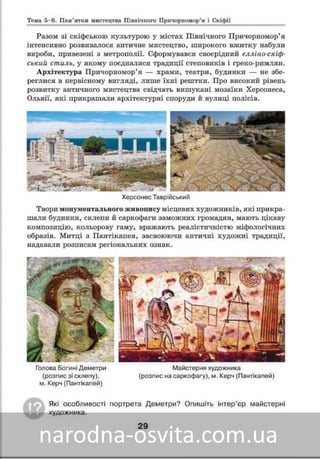 Підручник Мистецтво 8 клас Масол