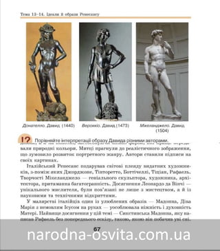 Підручник Мистецтво 8 клас Масол