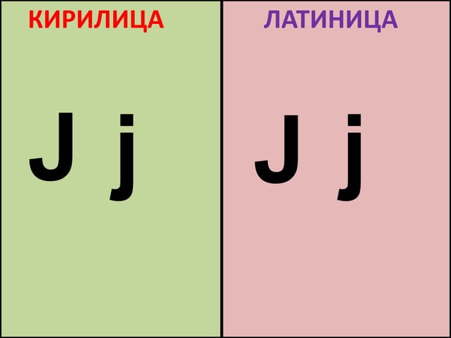 азбука кирилица латиница | PPT