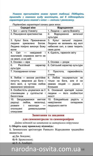 Підручник Мистецтво 8 клас Назаренко, Чєн, Галєгова читати онлайн