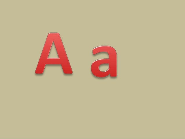 буква а