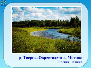 р. Тверца. Окрестности д. Митино
Ксения Лашина
 