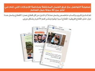 التنظيم الرسمي للإعلام الاجتماعي الرحمة العالمية  نموذجاً