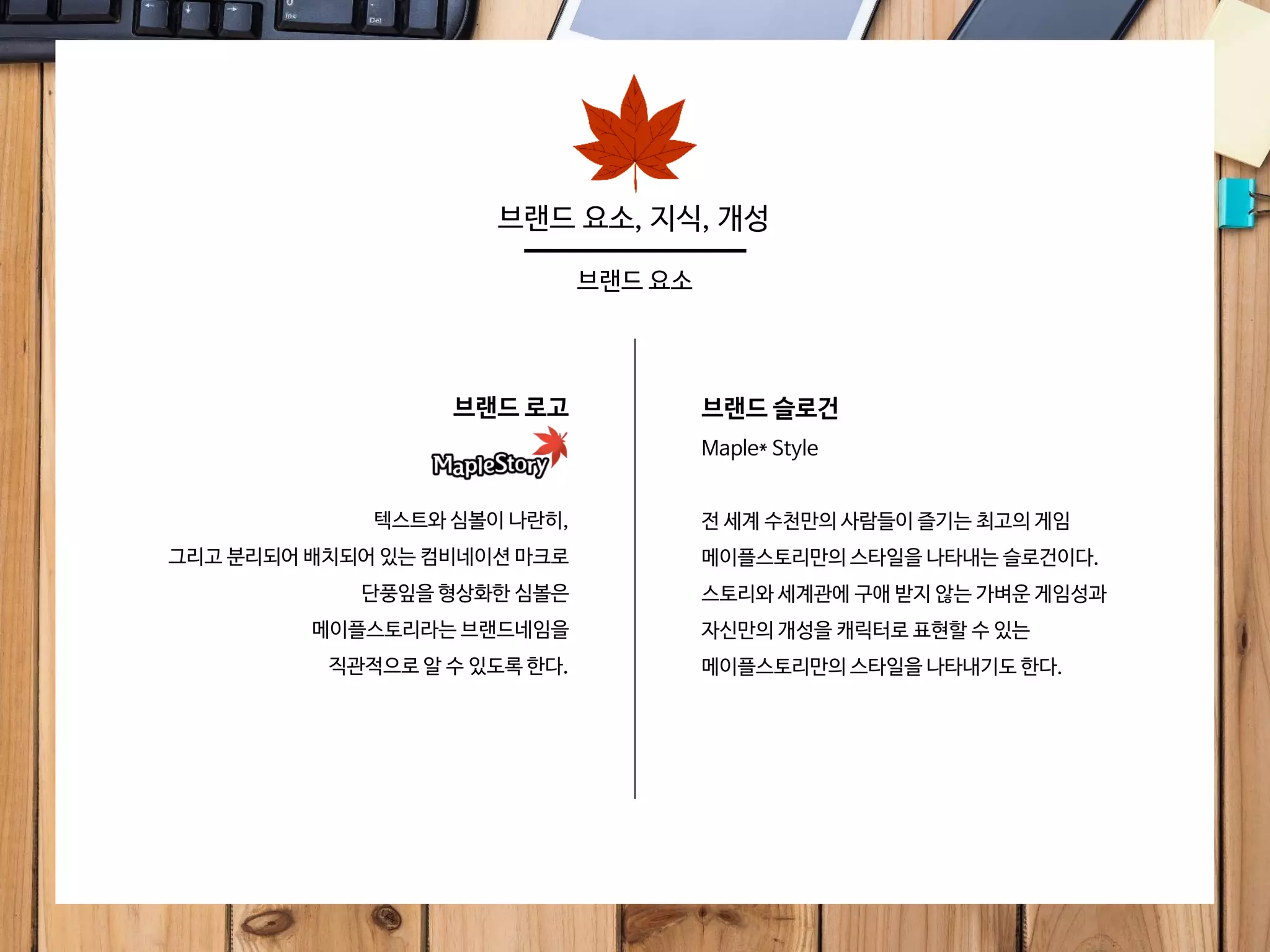 메이플스토리 브랜드북 조연우 | PDF