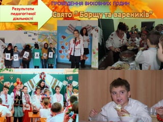 Результати
педагогічної
діяльності
 