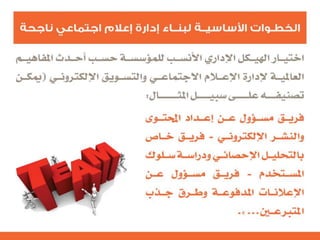 التنظيم الرسمي الداخلي للإعلام الاجتماعي - الرحمة نموذجاً