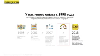 Маркетинговая группа Комплето | +7 (495) 640-89-97 | www.completo.ru
 