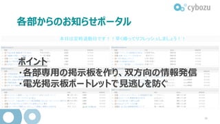社内報ポータル
掲示板の
本文の内容を表示
38
 