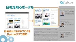 自社を知るポータル
ポイント
毎日目に入ることで
社内の情報が自然に
頭に入ってくる
45
 