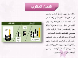 ‫المقلوب‬ ‫الفصل‬
‫ال‬ ‫ل‬‫ل‬ ‫ه‬‫ل‬‫ل‬‫ض‬ ‫لكول‬‫ل‬‫أو‬ ‫لقلال‬‫ل‬‫لالفص‬ ‫لك‬‫ل‬‫لمفه‬‫م‬ ‫لع‬‫ل‬‫ف‬‫ل‬
‫ر‬ ‫مظقللك‬ ‫للا‬ ‫رلاالاـتغ‬ ‫تلدلثدلك‬‫وال‬ ‫ال‬
‫للت‬‫ل‬‫للالمخ‬‫ل‬‫و‬ ‫مالال‬ ‫لل‬‫ل‬‫أ‬ ‫للأل‬‫ل‬ ‫لللللث‬‫ل‬‫للجءلالدص‬‫ل‬‫ثم‬‫ل‬ ‫ك‬
‫الا‬‫م‬ ‫ص‬ُ ‫للالدصللثال‬ ‫للدا‬ ‫ولف‬ ‫ال‬‫لل‬ ‫عش‬
‫ولللدل‬ ‫لللةل‬ ‫للالترك‬ ‫لعللل‬ ‫لمللل‬ ‫اعلللقلالصللل‬
‫للللجسيل‬‫ل‬ ‫للللرلال‬‫ل‬ ‫اظ‬ ‫ال‬ ‫للللجه‬‫ل‬‫ف‬ ‫لال‬ ‫لللل‬‫ل‬‫اكض‬
‫لجساع‬‫ل‬‫ه‬ ‫ال‬.‫تها‬ ‫ل‬‫ل‬‫عش‬ ‫لدل‬‫ل‬‫و‬ ‫لريل‬‫ل‬‫ش‬ ‫ل‬‫م‬‫ا‬‫ل‬‫ل‬‫لث‬ ‫ل‬‫ل‬‫م‬
‫لللم‬‫ل‬‫لم‬ ‫لللر‬‫ل‬‫ظ‬ ‫ت‬ ‫لللبللو‬‫ل‬‫مجا‬ ‫الال‬ ‫لللد‬‫ل‬‫لال‬ُ ‫لللد‬‫ل‬‫أ‬‫هال‬
‫الت‬ ‫لال‬‫ل‬‫جعلالفه‬ ‫لتك‬‫ل‬‫لمخ‬ ‫لك‬‫ل‬ ‫لا‬ ‫لجل‬‫ل‬‫لجلت‬‫قل‬ ‫ل‬‫ل‬‫دص‬
‫لللدل‬‫ل‬ ‫لللالسا‬‫ل‬‫و‬ ‫لال‬ ‫لل‬‫أل‬‫ا‬‫لللد‬‫ل‬‫لد‬‫أل‬‫ل‬‫للل‬‫ل‬ ‫جل‬ ‫ل‬ ‫لللـو‬‫ل‬ ‫ال‬
‫و‬ ‫ت‬ ‫لال‬ ‫للل‬ ‫جعلالفر‬ ‫الفر‬.
 