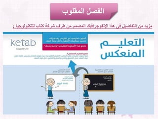 ‫المقلوب‬ ‫الفصل‬
‫للتكنو‬ ‫كتاب‬ ‫شركة‬ ‫طرف‬ ‫من‬ ‫المصمم‬ ‫اإلنفوجرافيك‬ ‫هذا‬ ‫في‬ ‫التفاصيل‬ ‫من‬ ‫مزيد‬‫لوجيا‬:
 