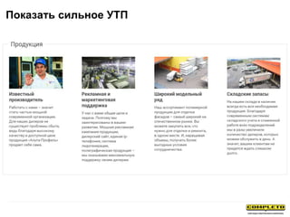 Показать сильное УТП
 