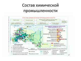 Состав химической
промышленности
 