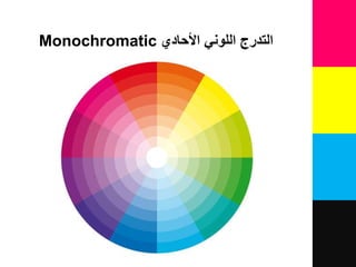 ‫األحادي‬ ‫اللوني‬ ‫التدرل‬Monochromatic
 
