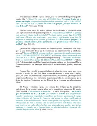 La gracia de dios en el antiguo testamento | PDF