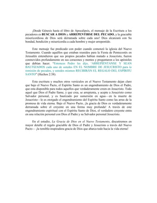 La gracia de dios en el antiguo testamento | PDF