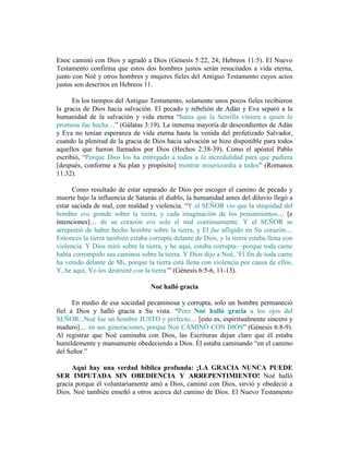 La gracia de dios en el antiguo testamento | PDF