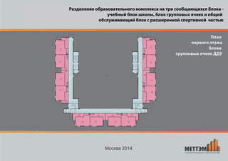 Проект модульной школы + детский сад в одном блоке от МЕТТЭМ-Строительные технологии