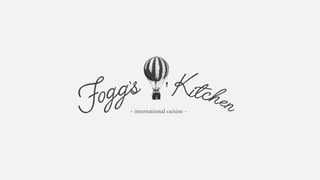 디자인 기획과 실무 - fogg's kitchen 