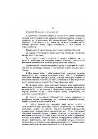 Законопроект про аудит, внесений до КМУ Мінфіном 16.01.2017