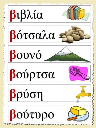 Εικονογραφημένες καρτέλες ανάγνωσης / Υλικό για παιδιά της Α' δημοτικού και για παιδιά με μαθησιακές και άλλες δυσκολίες  (http://blogs.sch.gr/goma/) (http://blogs.sch.gr/epapadi) 