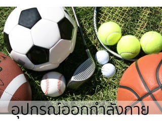 อุปกรณ์ออกกําลังกาย
 