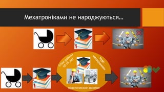 Мехатроніками не народжуються…
практические занятия
 