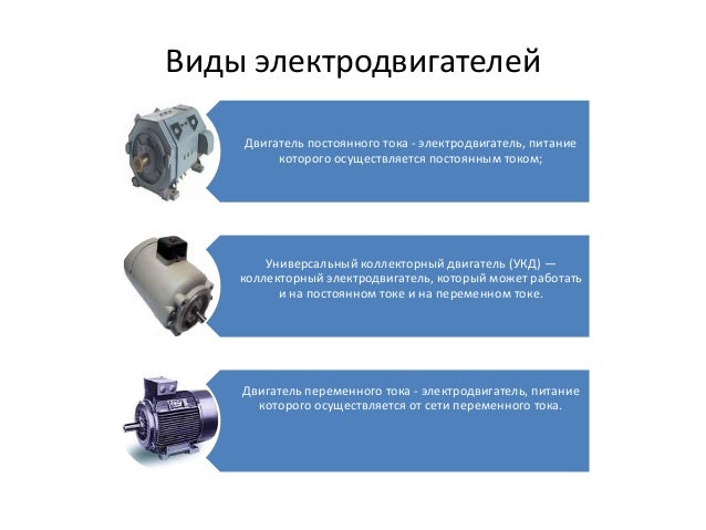 Какие виды двигателей существуют