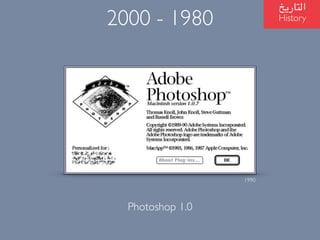 ?????????
History2000 - 1980
Photoshop 1.0
1990
 