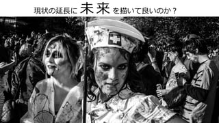 現状の延⻑に 未 来 を描いて良いのか？
 