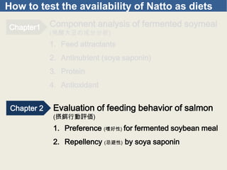 Availability Of Natto For Aquatic Feed
