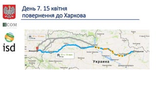 День 7. 15 квітня
повернення до Харкова
 