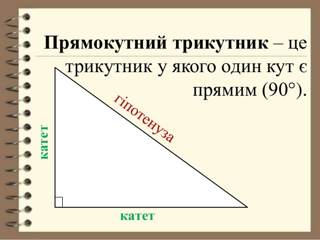 Прямокутний трикутник
