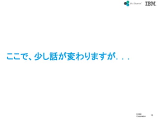 ? IBM
Corporation
18
text
ǡ٤Ԓޤ
 