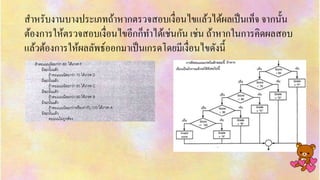 สำหรับงำนบำงประเภทถ้ำหำกตรวจสอบเงื่อนไขแล้วได้ผลเป็นเท็จ จำกนั้น
ต้องกำรให้ตรวจสอบเงื่อนไขอีกก็ทำได้เช่นกัน เช่น ถ้ำหำกในกำรคิดผลสอบ
แล้วต้องกำรให้ผลลัพธ์ออกมำเป็นเกรดโดยมีเงื่อนไขดังนี้
 