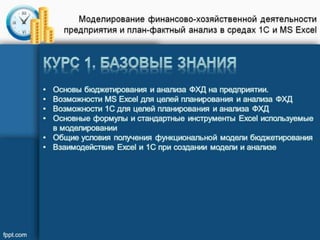 курсы автоматизация бюджетирования