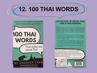 12. 100 THAI WORDS
 