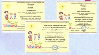 Березка:портфолио слизской надежды максимовной