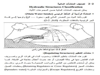أعمال المنشآت المائية - Hydraulic Structures Works