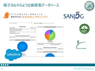 電子カルテのような被害者データベース
(C) 2017 Carmina Inc.15
 