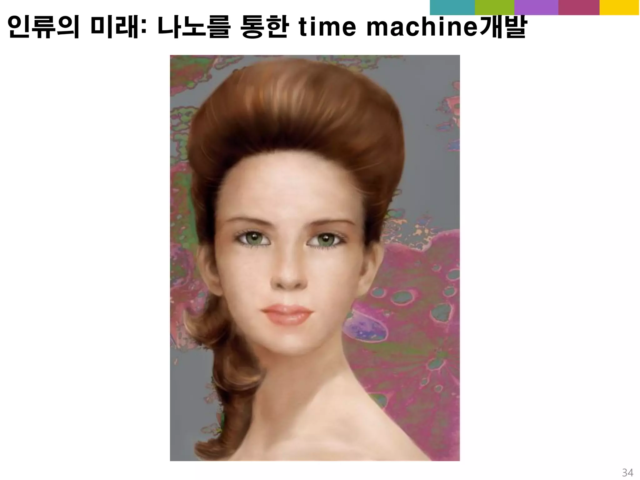 인류의 미래: 나노를 통한 time machine개발
34
 