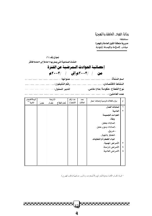 وظائف سلامة وصحة مهنية