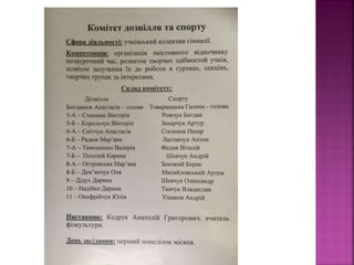  учнівське самоврядування