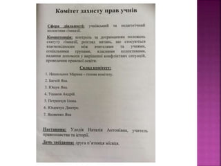  учнівське самоврядування