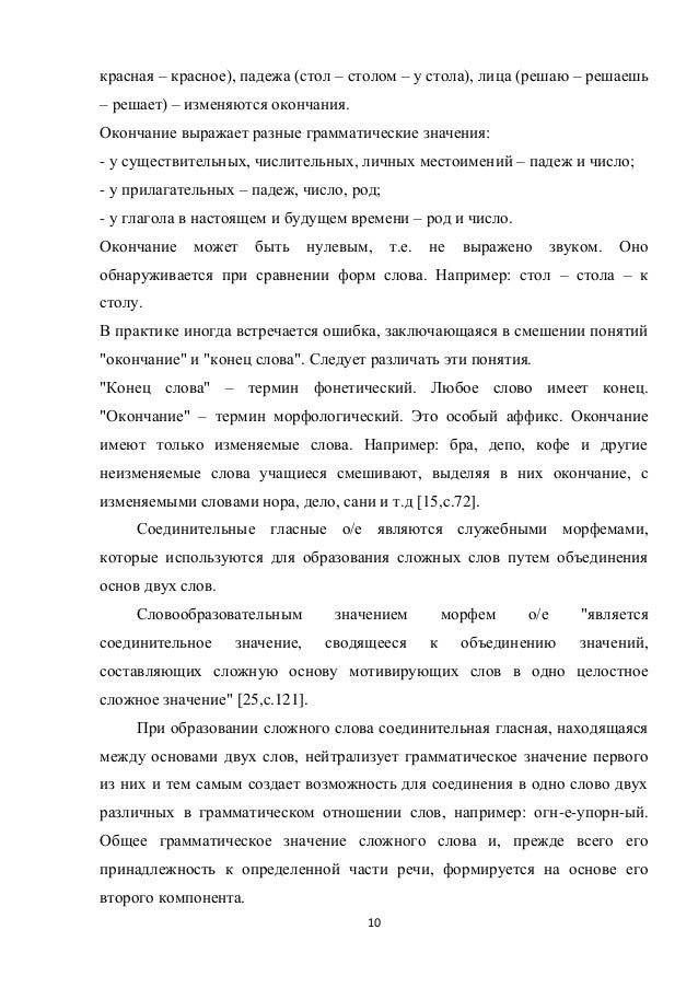 Состав Слова И Методика Его Изучения На Уроках Русского Языка В Начал…