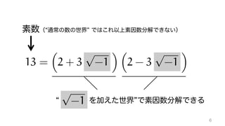 p
-1
13 =
⇣
2 + 3
p
-1
⌘ ⇣
2 - 3
p
-1
⌘
13 =
⇣
2 + 3
p
-1
⌘ ⇣
2 - 3
p
-1
⌘
 